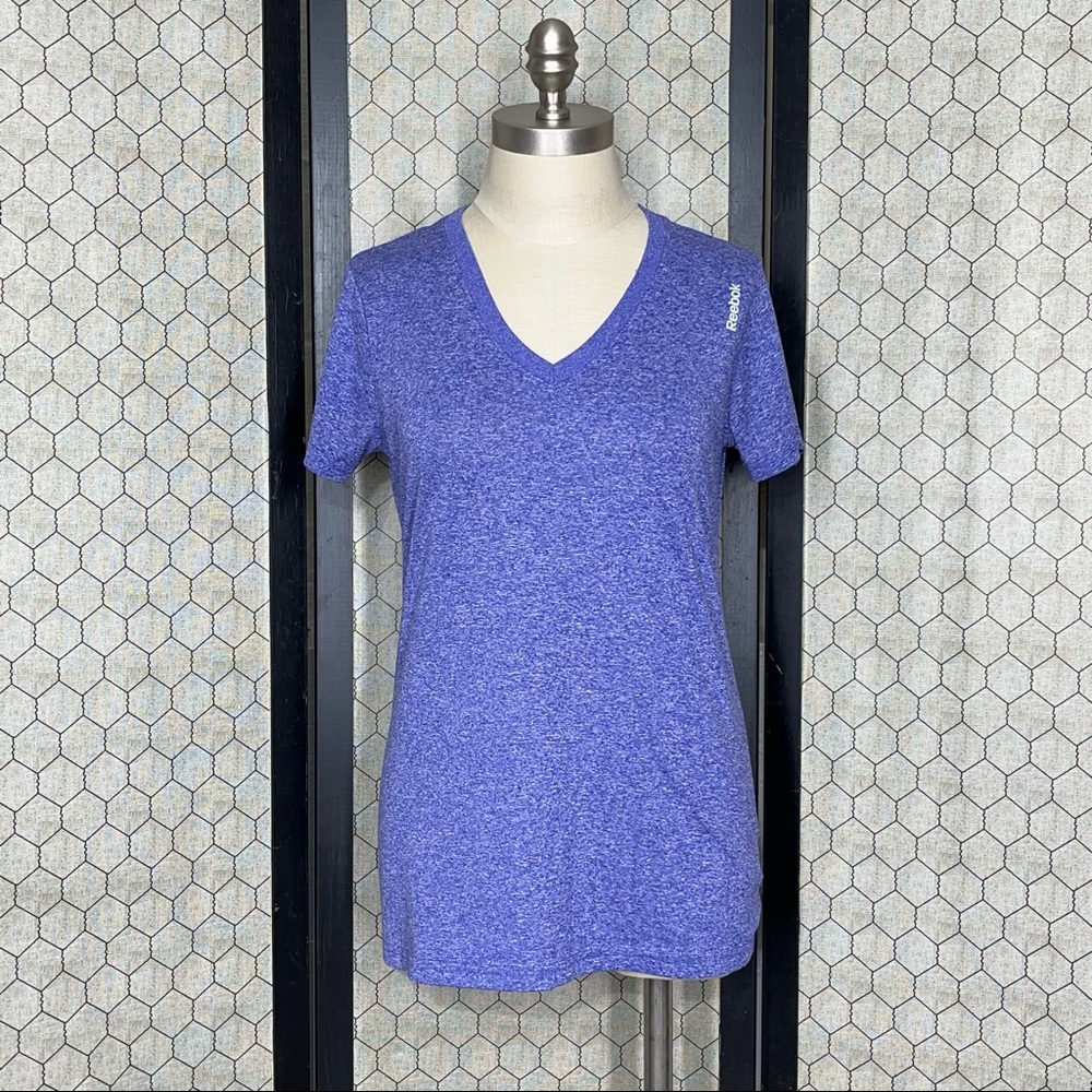 Reebok Speedwick V-Neck Short Sleeve Athletic Tee